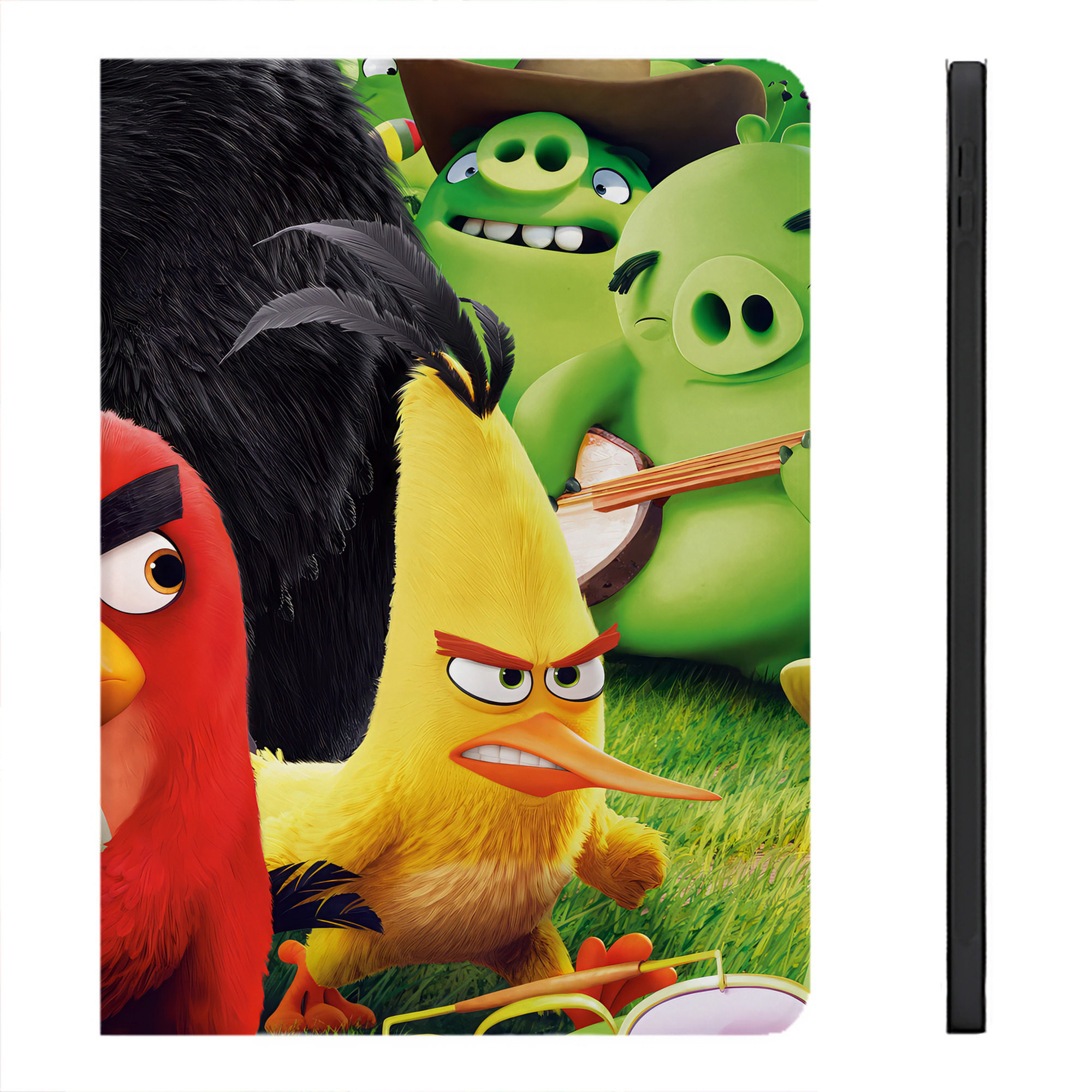 （画像用） Angry Birds アングリーバード IPadケース ペンホルダー付き ブックスタイルデザイン